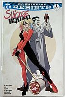 Front cover of Suicide Squad #1 variant in bag