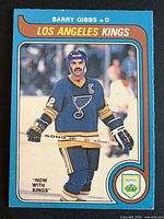 Front of 1979-80 O-Pee-Chee Barry Gibbs card