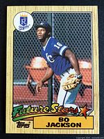 Front of Bo Jackson 1987 Topps Future Stars card #170