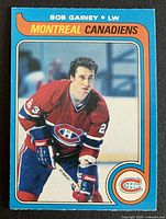 Front view of Bob Gainey 1979-80 OPC card #170