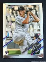 Front of Garrett Crochet 2021 Topps Chrome rookie card