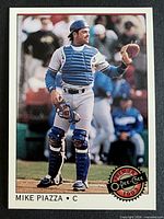 Front of Mike Piazza 1993 O-Pee-Chee Premier rookie card #26