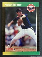 Front of 1989 Donruss Nolan Ryan #154 card