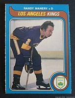 Front of Randy Manery 1979-80 O-Pee-Chee #317 hockey card