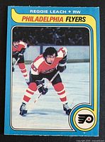 Front of Reggie Leach 1979-80 O-Pee-Chee trading card