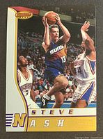 Front of Steve Nash Bowman's Best rookie card