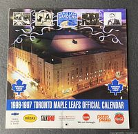 Front cover of 1996-97 Toronto Maple Leafs official calendar