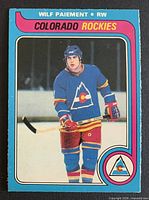 Front of Wilf Paiement 1979-80 OPC hockey card #190