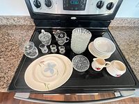 All items arranged on stovetop