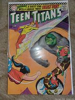 Front cover showing entire comic in bag and board