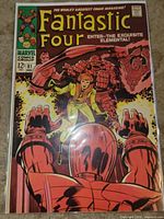 Front cover of Fantastic Four #81 in bag