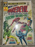 Full front cover of Daredevil King-Size Special #1 in bag