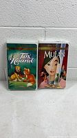 Front view of both VHS tapes side by side
