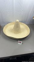 Sombrero full view showing brim and crown