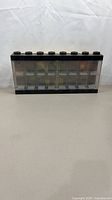 Full view of LEGO Batman display case front