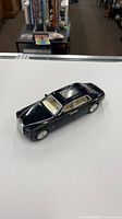 Overall view of black Rolls-Royce Phantom model