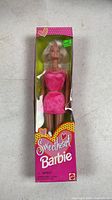 Front view of sealed Sweetheart Barbie box showing doll and graphics