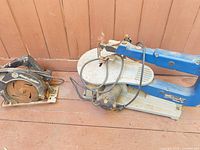 Both saws side by side showing overall condition
