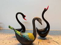 All three swans displayed together