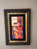 Framed Charles Lee Caldograph artwork full view