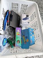 Basket containing all listed items