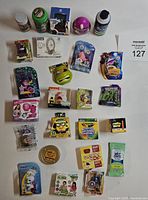Full lot overview showing all twenty mini collectibles
