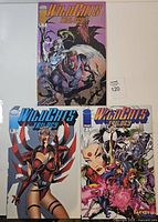Front covers of Wildcats Trilogy issues 1-3