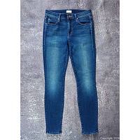 Full front view of Mother The Charmer jeans