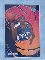Front view of sealed 1996 Grant Hill “License to Thrill” poster