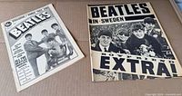 Front covers of both 1964 Beatles magazines