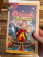 Front cover artwork and title on VHS slipcase