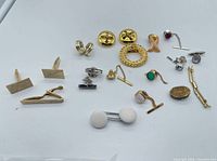 Group shot of all accessories laid out on white background