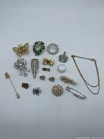 Group shot of all jewellery items