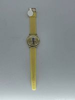Full view of watch with strap extended