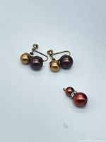 Earrings and pendant overview