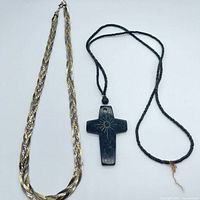 Both necklaces side by side for full view