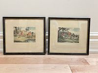 Both framed prints side by side showing overall appearance