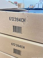 Labeled shipping box showing model number 612394CH
