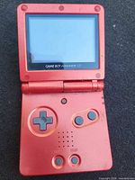 Console open showing screen and controls