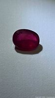 Ruby side view displaying overall shape