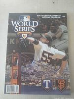 Front cover of 2010 World Series MLB official program