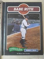 Front cover of Babe Ruth hardcover