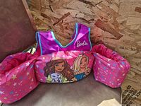 Front view showing Barbie graphics and overall colour scheme