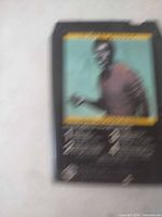 Front view of the 8-track showing album artwork and wear on case