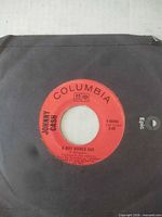 Front of 7" single showing A Boy Named Sue label