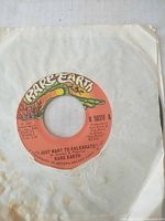 Front of record in sleeve showing A-side label