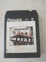 Front of 8-track showing Pickwick branding and band image