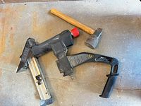 Stapler and mallet full view