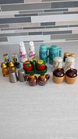 All ten shaker sets arranged on countertop