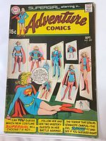 Front cover of Adventure Comics #397 showing title, 15¢ price, Supergirl artwork